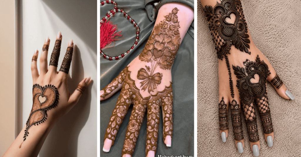 Heart Mehndi Design