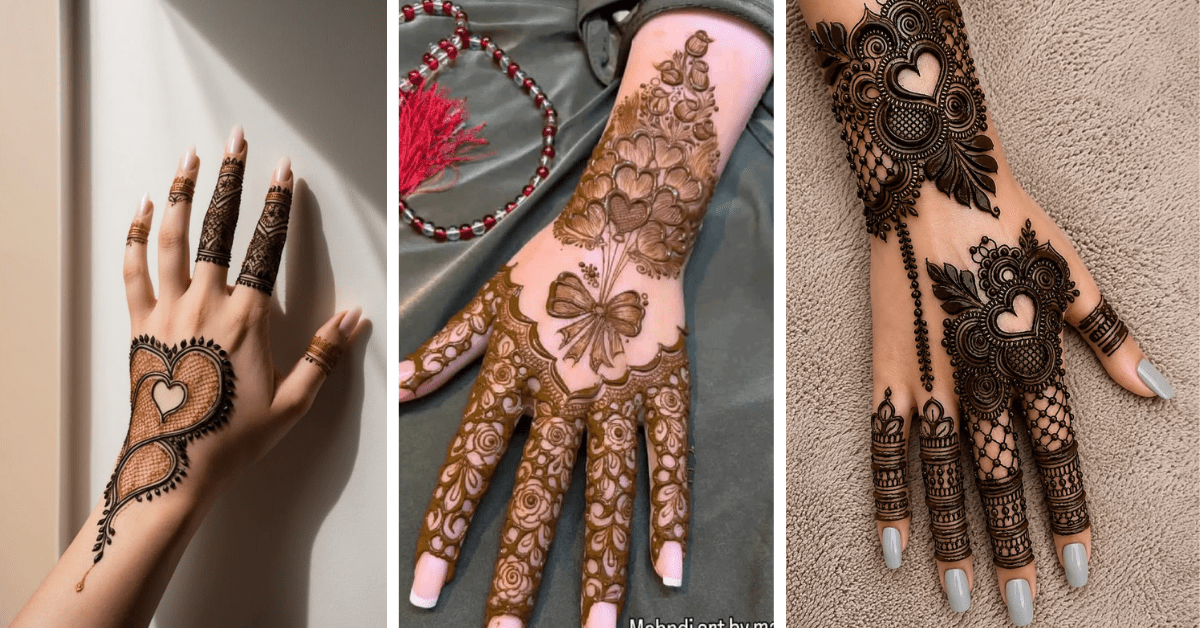 Heart Mehndi Design