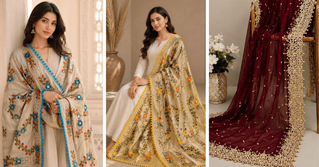 Embroidered Dupatta