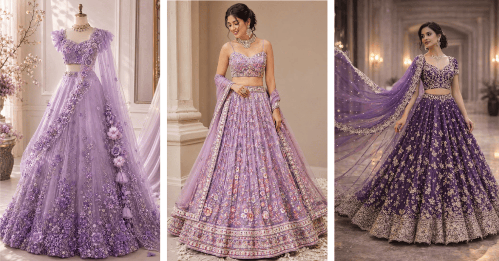Lavender Lehenga