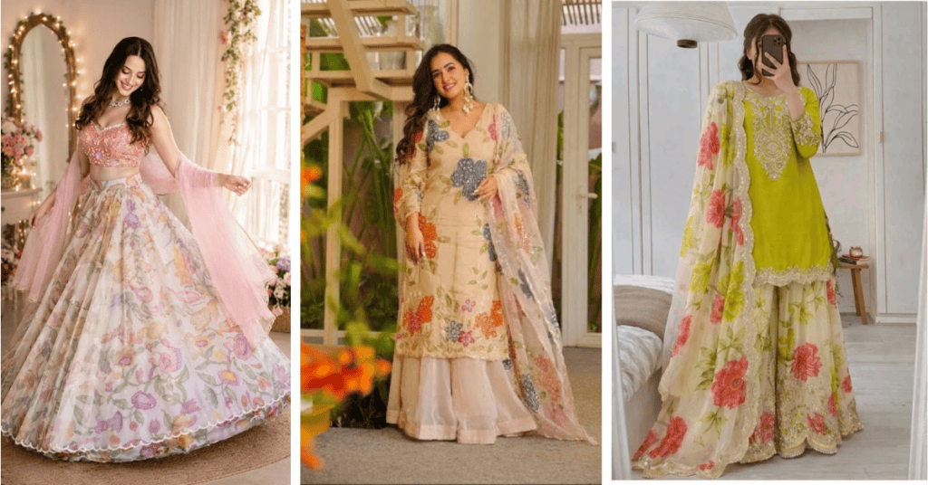 Floral Dupatta
