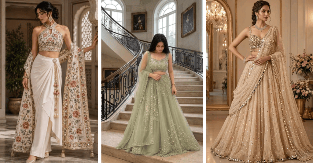 Mint Green Lehenga