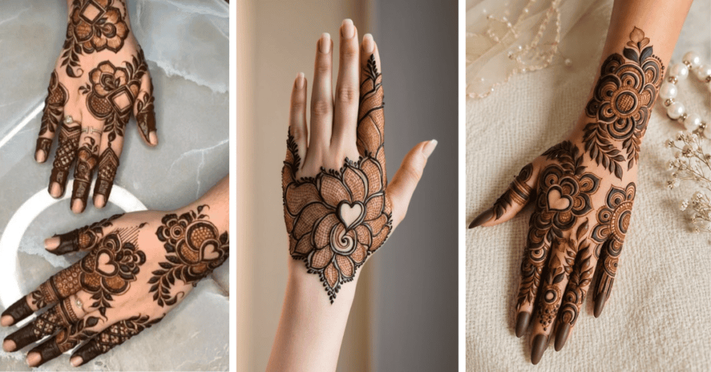 Heart Mehndi Design