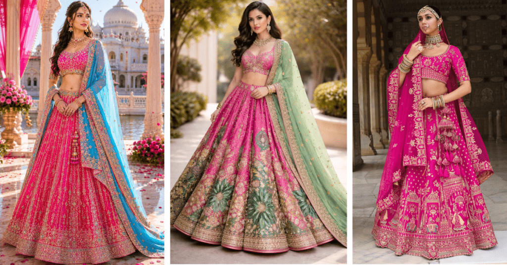 Pink Lehenga