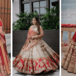 Beautiful Brides in elegant bridal outfits with stunning wedding looks