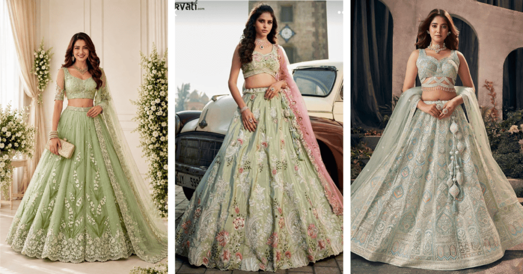 Green Lehenga