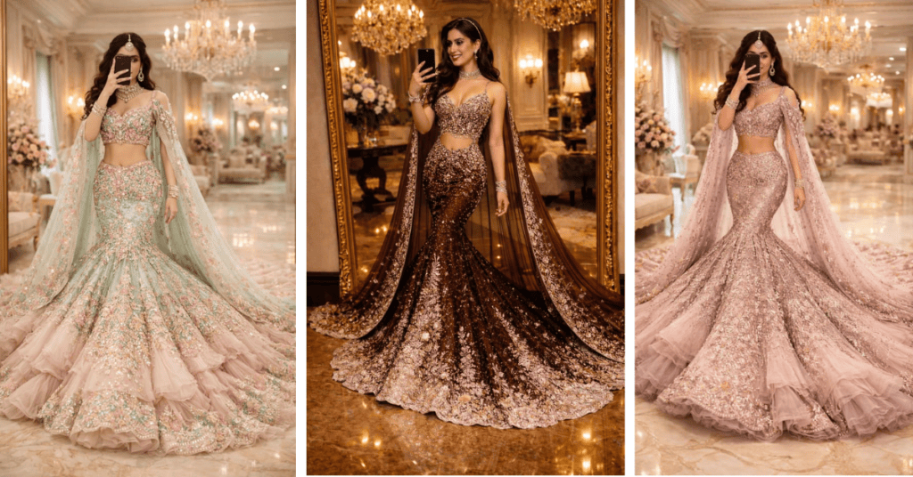 Fish Cut Lehenga