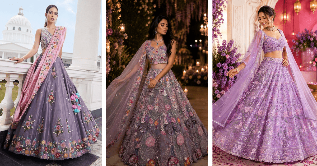 Lavender Lehenga