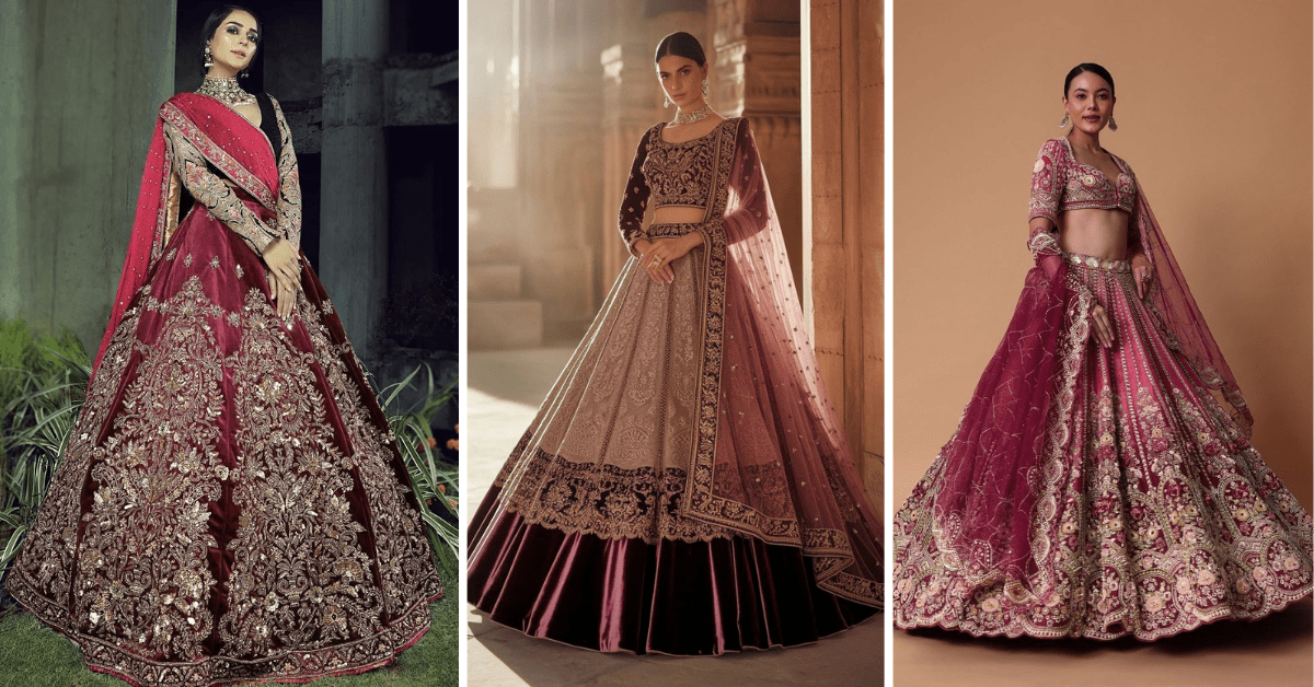 Velvet Lehenga