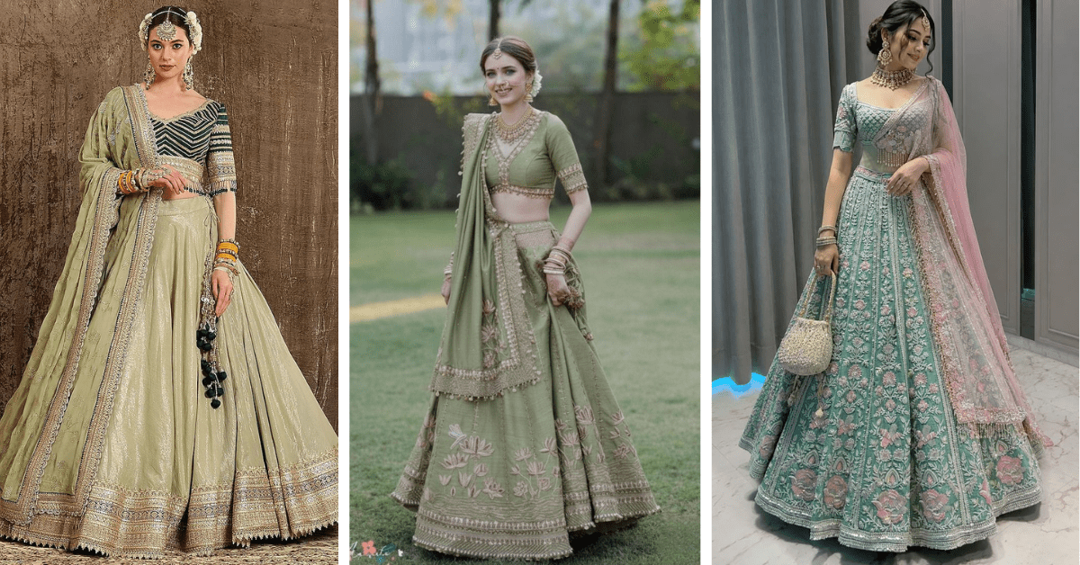 Mint Green Lehenga