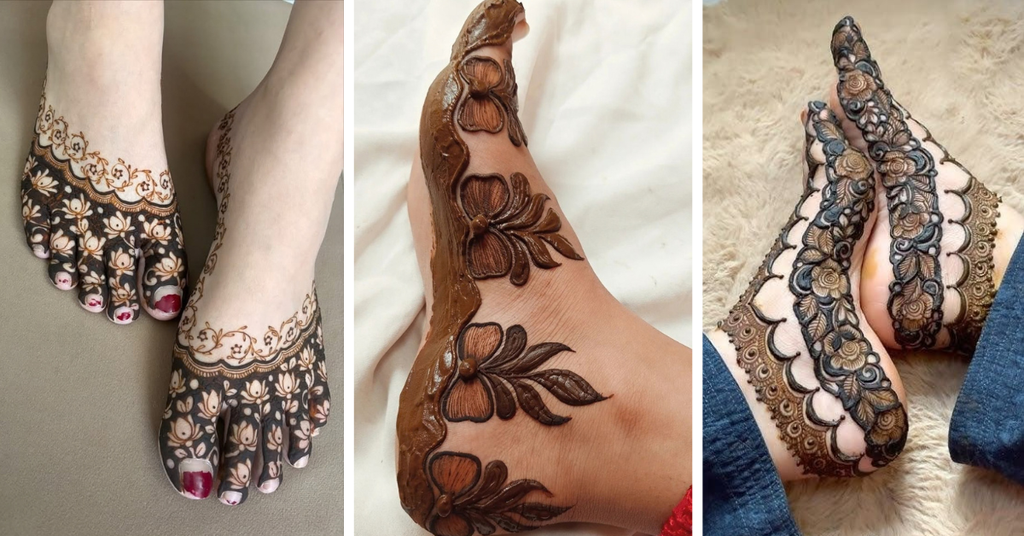 Mehndi Pattern Ideas for Feet