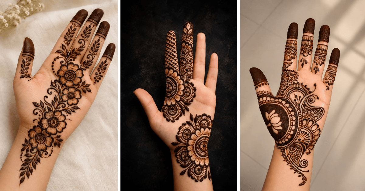 Mehndi Ideas for Girls Hands – खूबसूरत मेहंदी डिज़ाइन अपनी पसंद के अनुसार मेहंदी आइडिया चुने!