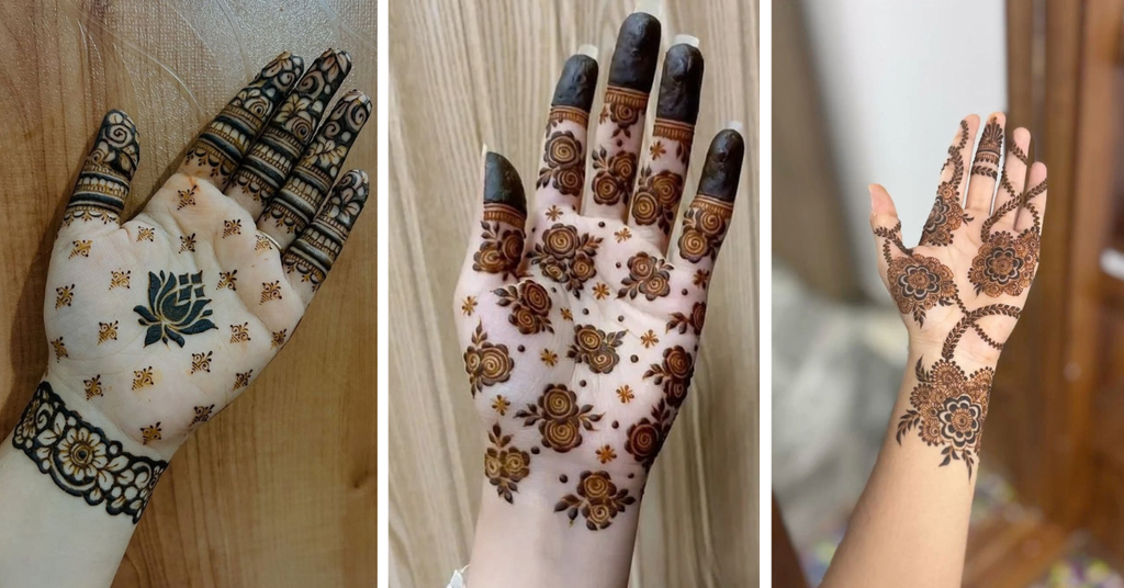 Mehndi Pattern Ideas for Palms