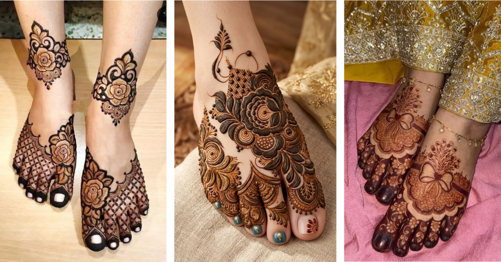 Mehndi Pattern Ideas for Feet