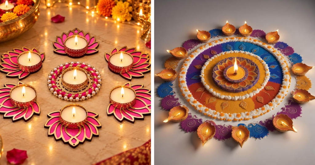 Diwali Rangoli Designs 2026: दिवाली के लिए सुंदर रंगोली डिजाइन प्रवेश द्वार, आँगन और पूजा स्थल की खूबसूरती!