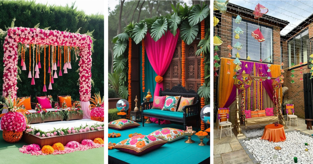 Mehndi Stage Decoration