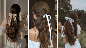 Hairstyle with Saree